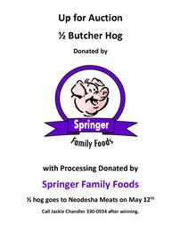 1/2 Hog AND Processing for May 